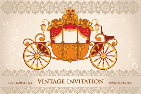 vintage invitation cards background vector 02 vintage invitation cards card   