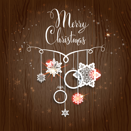 Creative xmas decorations with wooden background 02 wooden decorations creative background   