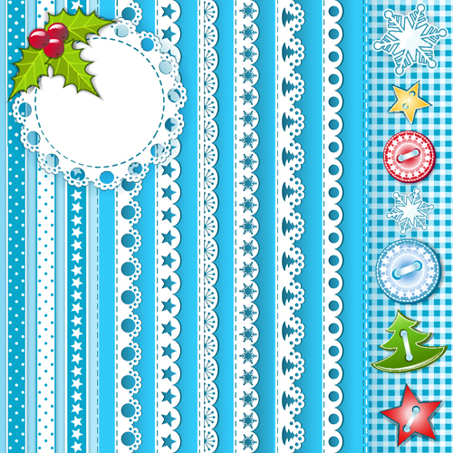 Xmas lace ornaments elements vector 05 xmas ornaments ornament lace elements element   