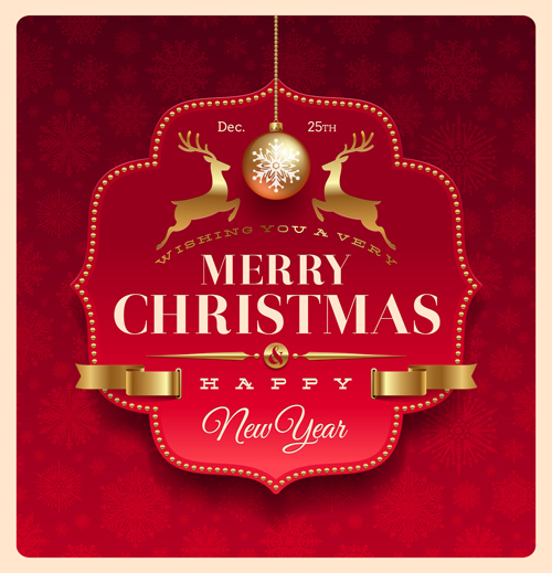 New Year 2014 Christmas elements set vector 09 new year new elements element christmas 2014   