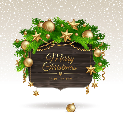 New Year 2014 Christmas elements set vector 04 year new year new elements element christmas 2014   