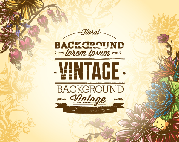 Elegant Vintage background set 11 vintage vector illustration illustration elegant background   