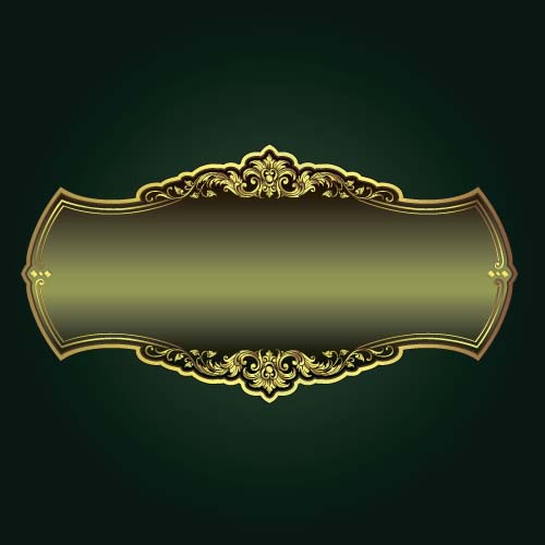 Luxury golden frame decorative vector 01 luxury golden frame decorative   