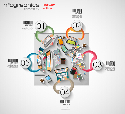 Team teamwork business template vector set 07 teamwork team business template business   