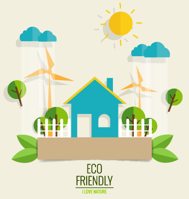 Eco friendly love nature vector template 15 template nature love eco friendly eco   