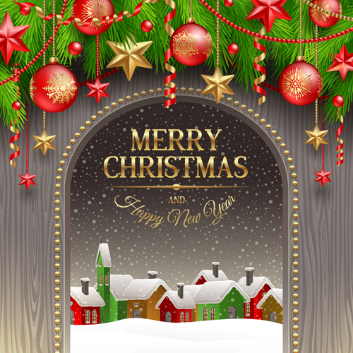 New Year 2014 Christmas elements set vector 02 year new year new elements element christmas   