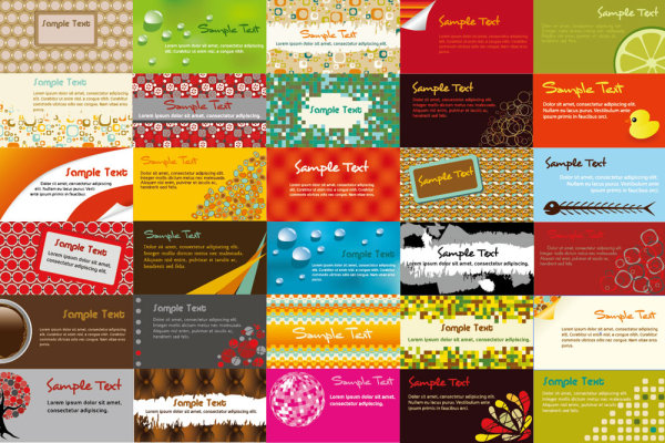 Various Business cards Collection vector 03 Various business card   