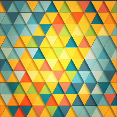 Shiny colored triangle pattern vector 02 triangle shiny pattern colored   