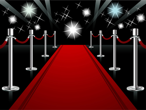 Ornate Red carpet backgrounds vector material 05 red ornate material carpet   