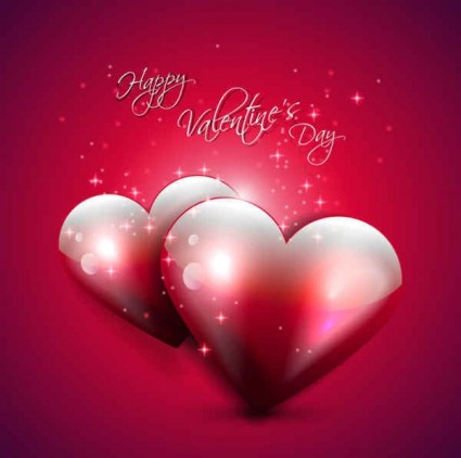 Happy valentine day red backgrounds vector Valentine red happy day backgrounds   