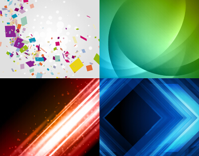 Colored abstract art background vectors set 11 colored background abstract art   