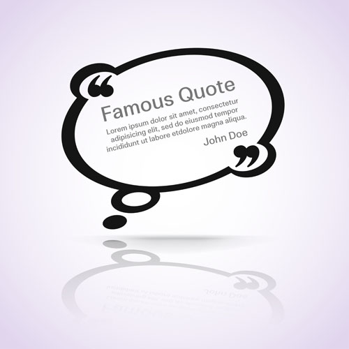 Text frames for quote vector 18 text quote frames for   