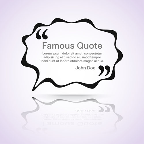 Text frames for quote vector 19 text quote frames for   