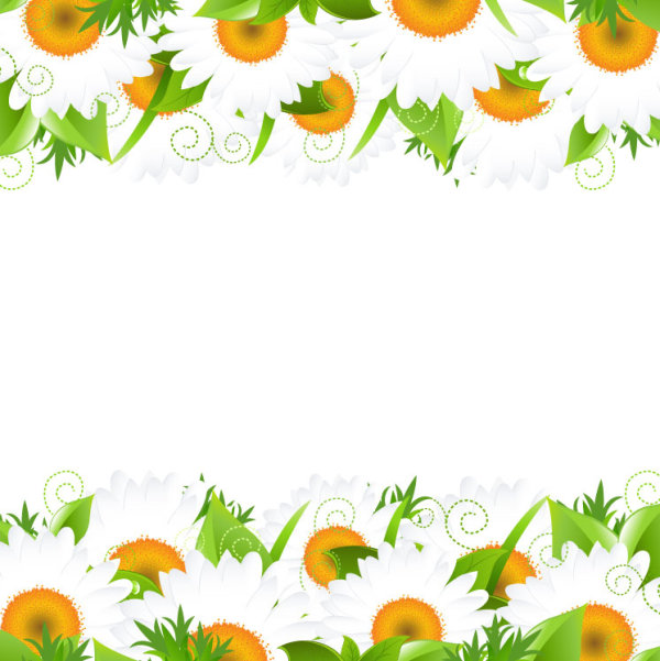 Sunflower elements background vector 01 sunflower elements element   