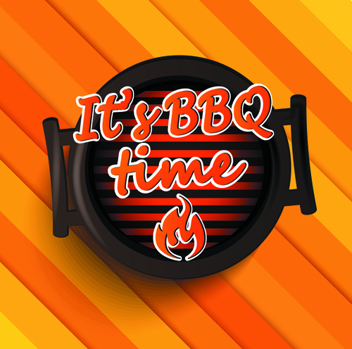 Creative barbeque elements background 04 creative barbeque background   