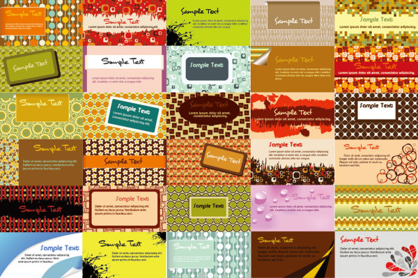Various Business cards Collection vector 02 Various business card   
