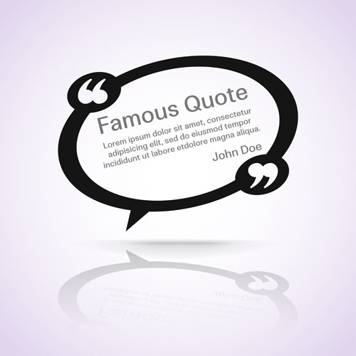 Text frames for quote vector 22 text quote frames for   