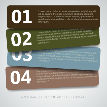 Numbers Banners design vector 03 numbers number banner   