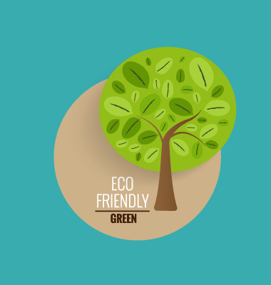 Eco friendly love nature vector template 08 template nature love eco friendly eco   
