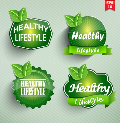 Natural Food label design vector 02 natural label food label food   