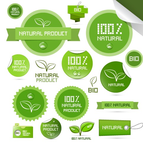 Creative natural product stickers and labels vector 02 stickers sticker product natural labels label creative   