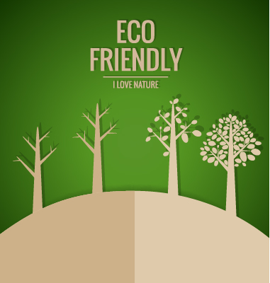 Eco friendly love nature vector template 03 nature love eco friendly eco   