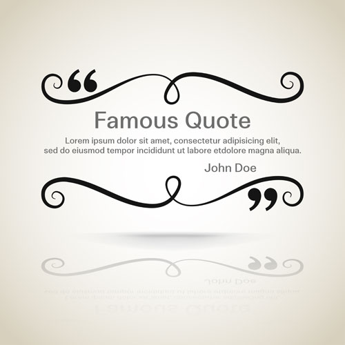 Text frames for quote vector 14 text quote frames for   