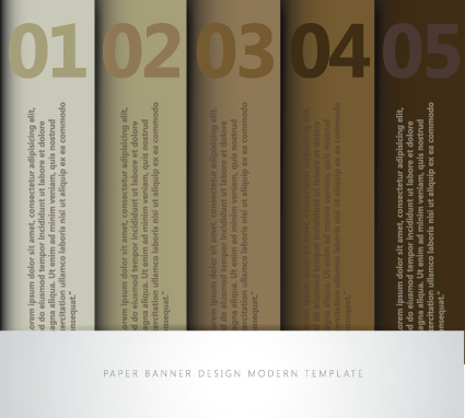 Numbers Banners design vector 04 numbers number banner   