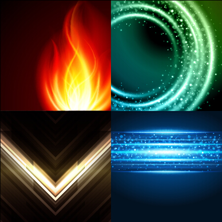 Colored abstract art background vectors set 13 colored background abstract art   