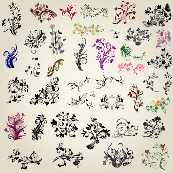 Ornaments design elements vector graphic art 01 ornaments ornament elements element   