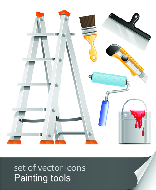 Set of Different Repair Tools vector graphics 02 tools repair different   