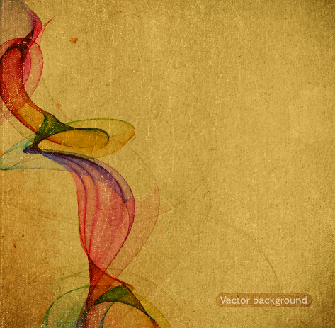 Abstract grunge background retro style vector 01 Retro style grunge background abstract   