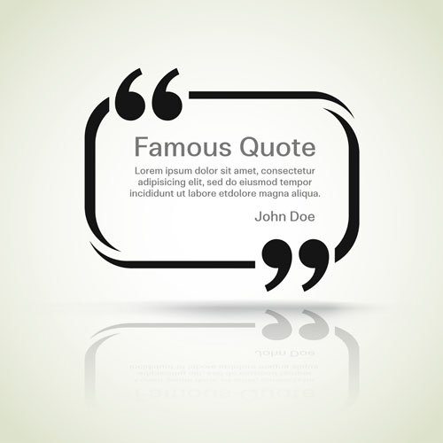 Text frames for quote vector 24 text quote frames for   