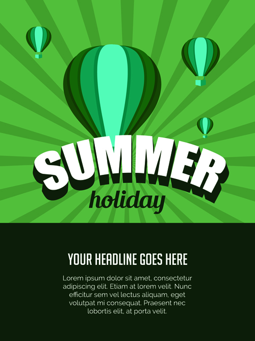 Vector poster summer holidays design 03 summer poster holidays Vector poster summer holidays design 03 summer poster holidays