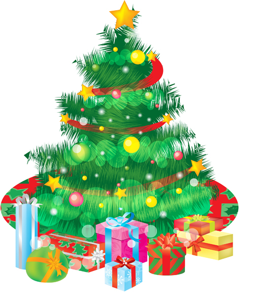 Special Christmas tree design elements vector 04 special elements element christmas tree christmas   