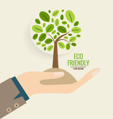 Eco friendly love nature vector template 02 nature love eco friendly eco   