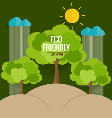 Eco friendly love nature vector template 14 template nature love eco friendly eco   