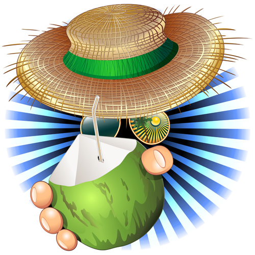 Summer travel with holiday background art vector 02 travel summer holiday background   