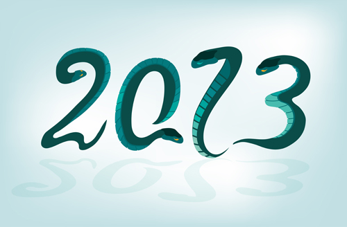 Set of 2013 year of snake design vector 10 year snake 2013 year 2013   