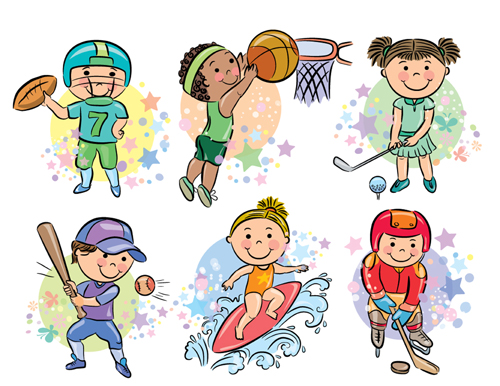 Sports people cartoon vector 03 sports people cartoon   