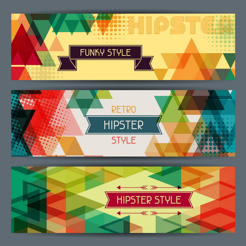 Fashion banners vectors material fashion banners   