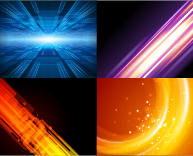 Colored abstract art background vectors set 01 colored background abstract art   