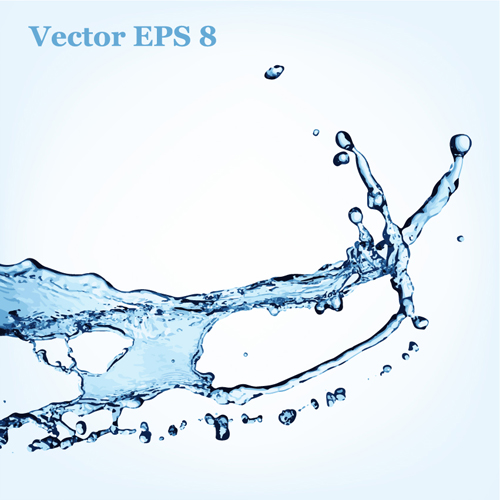 Water splash effect vector background set 11 water splash effect background   