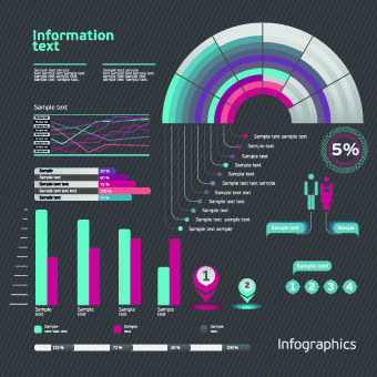 Business Infographics and chart vector 01 infographics infographic graphics graphic chart business   
