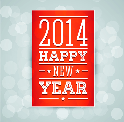 2014 New Year Poster design vector poster design poster new year 2014   