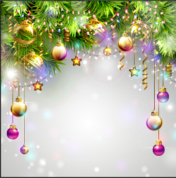 Ornate christmas ball and baubles vector background 02 ornate Christmas ball christmas baubles background   