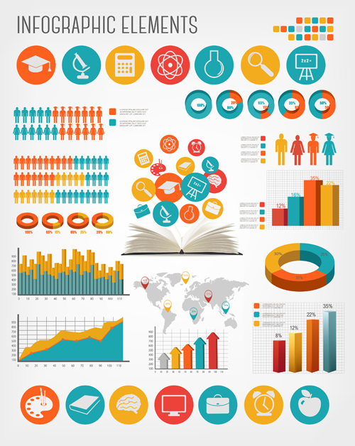 Human health infographics vector material 02 infographics infographic human health   