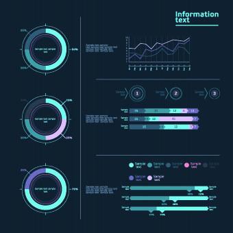 Business Infographics and chart vector 02 infographics infographic graphics chart business   