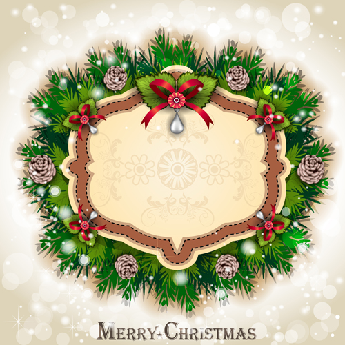 Pine needles frame christmas background 04 Pine needles pine needles needle christmas background   