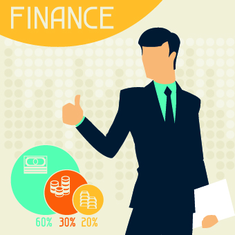 Vintage Banking and finance design vector 04 vintage finance banking   